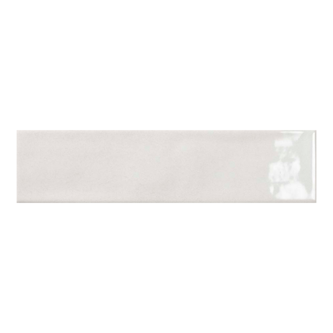 Ecoceramic Harlequin Wandtegel 7x28cm Bianco
